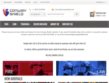 Tablet Screenshot of paulconwayshields.com